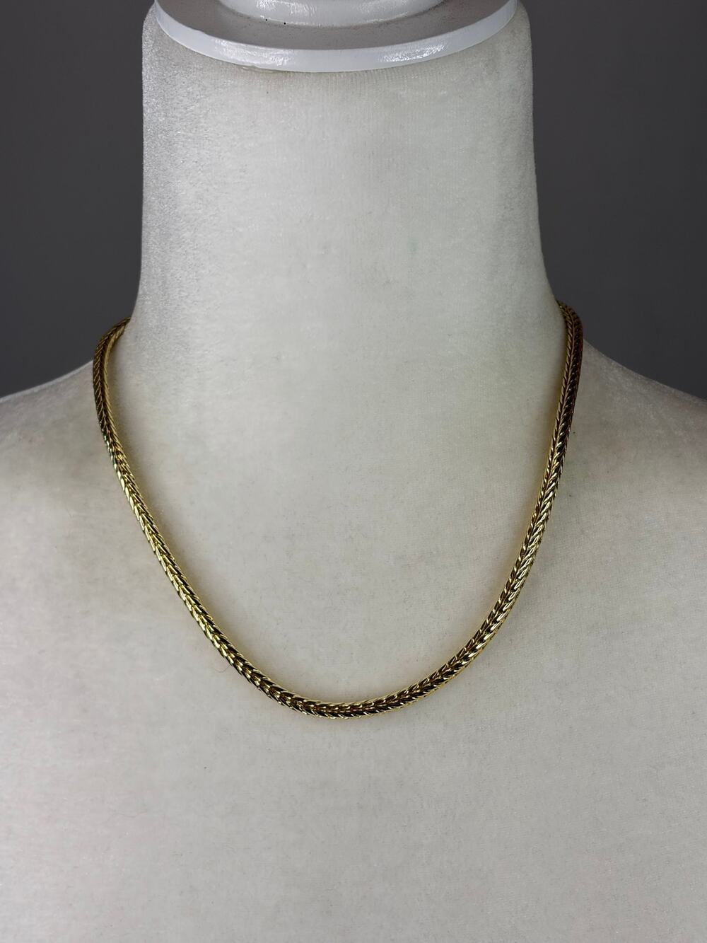 Kendra Scott Thick Gold Tone Round Chain Necklace Layering 16in